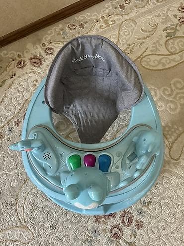 easy walker: Детские ходунки Babywalker, цвет голубой. - Круглое устойчивое — 1