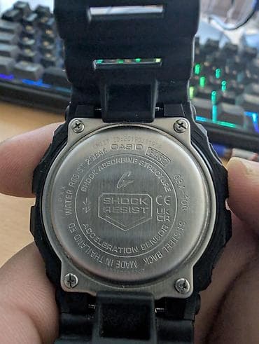 galaxy watch active: Спортивные часы часы, Casio (G-Shock), Альтиметр, Шагомер, Таймер и секундомер, Оригинал, Водонепроницаемые, Синхронизация с другими устройствами, Мужские — 3