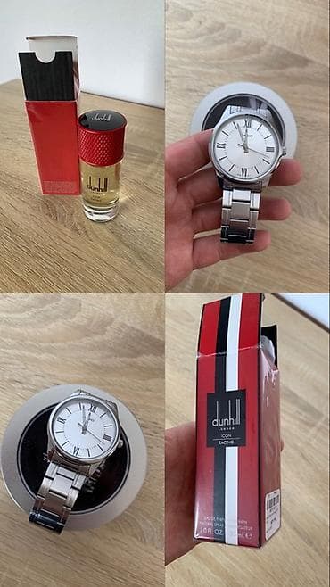 Духи и часы Dunhill London Icon Racing и наручные часы Casio. Почти