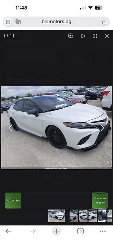 trd pro: Toyota Camry: 2021 г., 3.5 л, Автомат, Бензин, Седан — 1