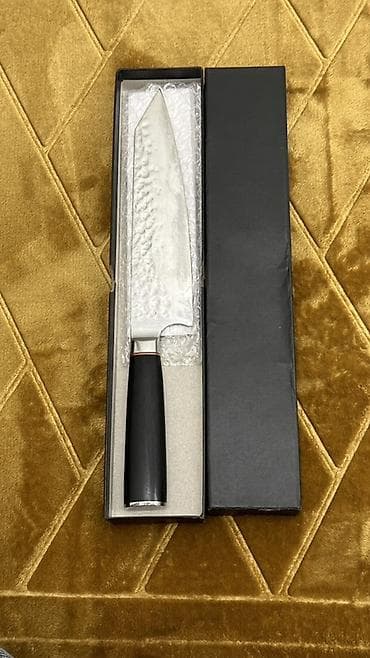 нож кунай: Кухонный шеф‑нож, универсальный - Тип: шеф‑нож (gyuto) для нарезки — 4