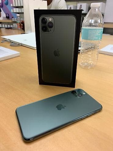 aiphone 11 pro: IPhone 11 Pro, Б/у, 64 ГБ, Matte Midnight Green, Коробка, 73 % — 1