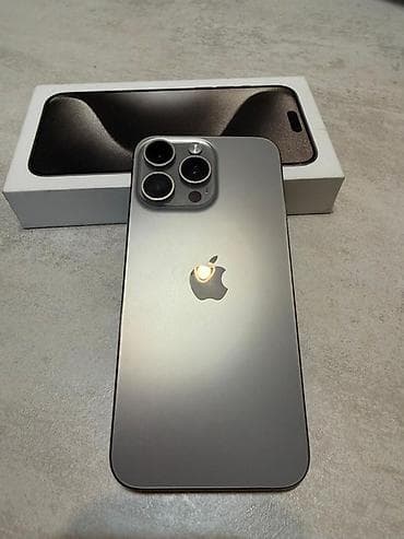 iphone хs: IPhone 15 Pro Max, 256 ГБ, Natural Titanium, Коробка, 86 % — 2