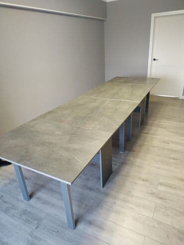 раздвижной обеденный стол: Стол для зала, Новый, Складной, Прямоугольный — 11