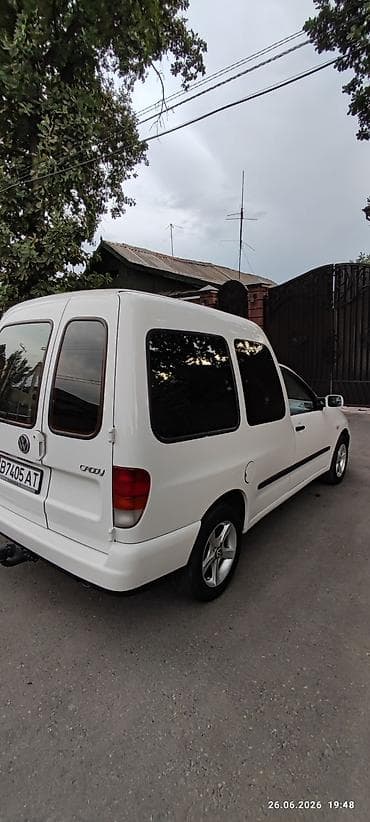 кемпер: Volkswagen Caddy: 2002 г., 1.9 л, Механика, Дизель, Фургон — 3