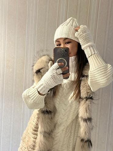 вяжем: Продаю 3 КОМПЛЕКТА вязанные шапки, перчатки,снуды — 8
