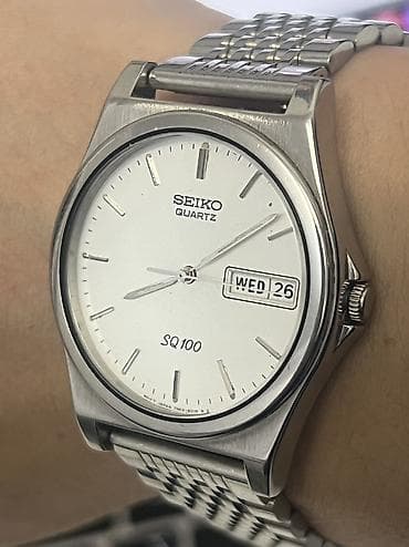 elite classic: Seiko SQ100. Для коллекционеров винтажных часов. Seiko 1990 года — 4