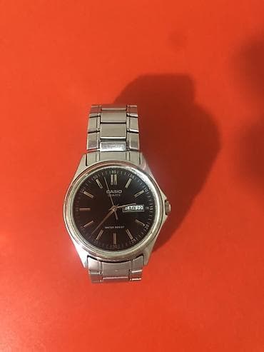 Мужская обувь: Классические часы часы, Casio, Япония, Водонепроницаемые, Мужские, Б/у — 3