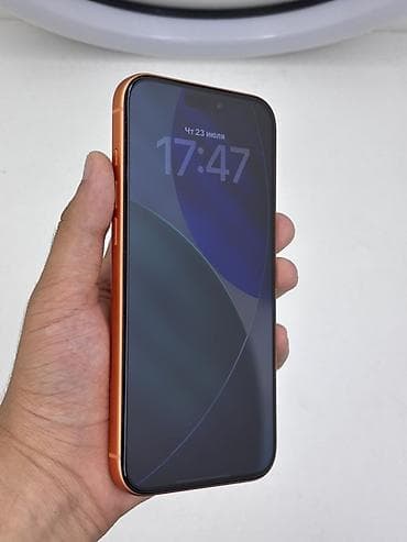 iphone 20: IPhone 17 Pro Max, Б/у, 256 ГБ, Оранжевый, Коробка, 95 % — 6