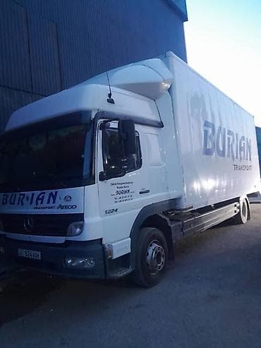 start company: Грузоперевозки на тентованном фургоне Mercedes-Benz Atego (BURlAN — 4