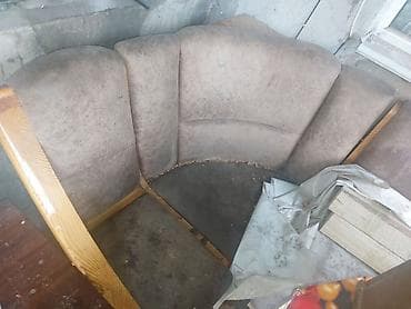 чехол на кухонный уголок: Кухонный мягкий уголок, Дерево, цвет - Коричневый — 1