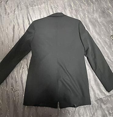 пиджак черный: Пиджак, Блейзер, Однобортная модель, Made in KG, XS, S — 2