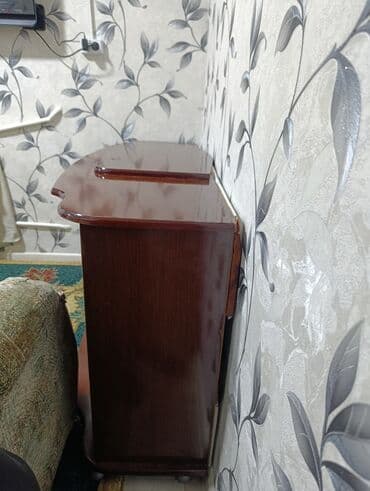 Промышленная химия: Тумба и подставка для телевизора, Напольная, ЛДСП, цвет - Коричневый — 3