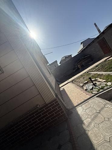 навес дома: Навес, Другая форма, Металл, Профнастил, Б/у — 8