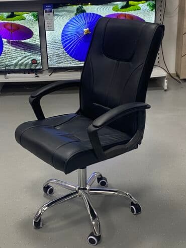 ортопедическое кресло бишкек: Офисное кресло "» из экокожи в белом и в черном цвете- классический — 3