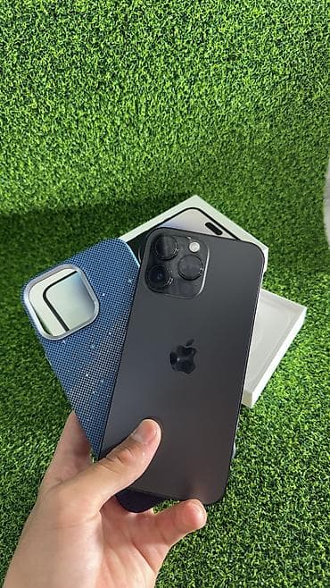 11 max: IPhone 14 Pro Max, Б/у, 256 ГБ, Черный, Защитное стекло, Чехол, 83 % — 6