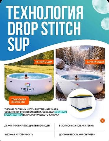 аренда бассейнов: Надувной sup бассейн MESAN Outdoor Club 51155 - Размер: 5,1 м × 1,55 — 8