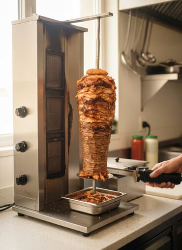 конвекционная печь unox бу: Профессиональный аппарат для приготовления шаурмы из нержавеющей — 1