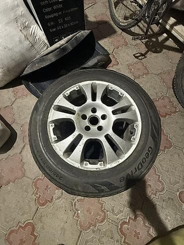 Дөңгөлөктөр монтажда 245 / 60 / R 18, Жай, Колдонулган, 1 даана, Куйма, тешиктери - 5 — 5