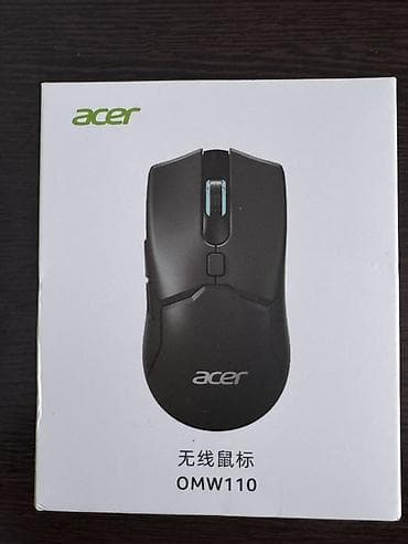 USB хабы: Беспроводная мышь Acer - Тип подключения: 2.4 ГГц, поддерживает — 3