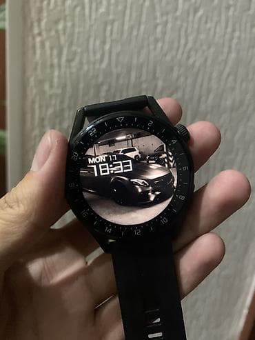 amazfit gts 2: Смарт‑часы hoco. с круглым сенсорным дисплеем и черным спортивным — 2