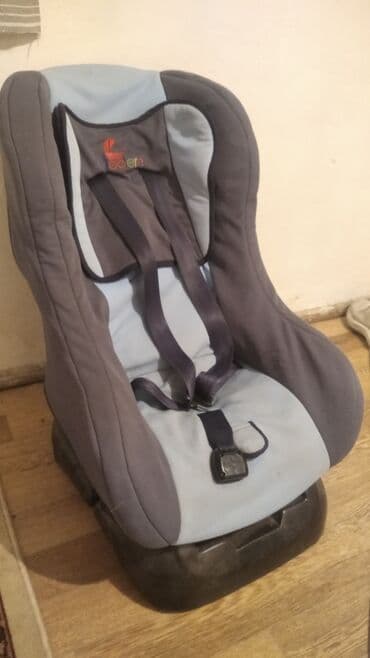 детское кресло на переднем сиденье: Автокресло, цвет - Голубой, Б/у — 2