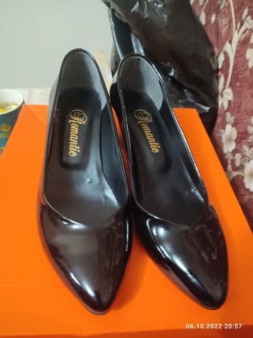 туфли черные с открытым носиком: Туфли размер 38, производство Турция — 2
