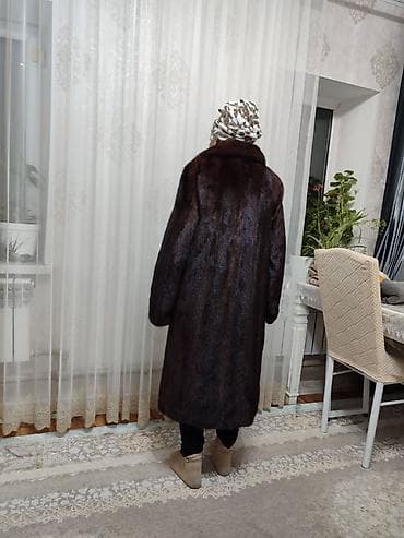 Шубы: Длинная норковая шуба классического кроя. - Натуральный мех норки — 2