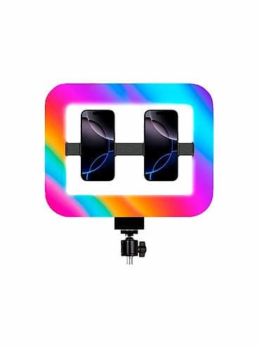 godox ad: Светодиодный RGB‑свет с держателем для двух смартфонов - — 1