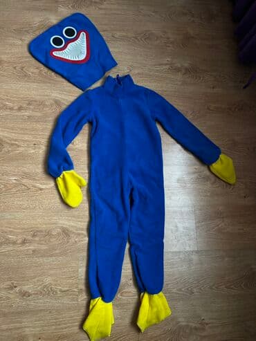 чебурашка из плюшевой пряжи: Костюм новогодний Хагги Вагги На возраст 6-7 лет Одевали один раз, в — 1