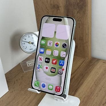 IPhone 15 Plus, Б/у, 128 ГБ, Зеленый, Защитное стекло, Чехол, Кабель, 83 % — 6