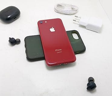 айфон 8 в ош: IPhone 8, Б/у, 64 ГБ, Красный, Наушники, Зарядное устройство, Защитное стекло, 100 % — 10