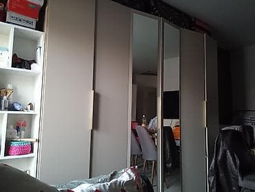 тумба с зеркалой: Шифоньер, шкаф для одежды, Прямой, ЛДСП — 2