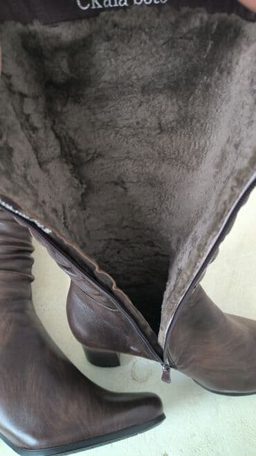 сапоги из натурального меха и кожи: Продаю!Почти новая,одевала только один раз,к сожалению не подошла по — 2