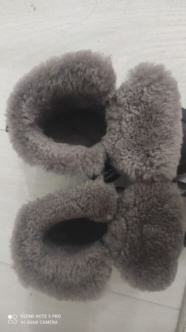 детский зимний обувь: Зимние детские ботинки от Лионтурция - Цвет: черный - Утепление — 1