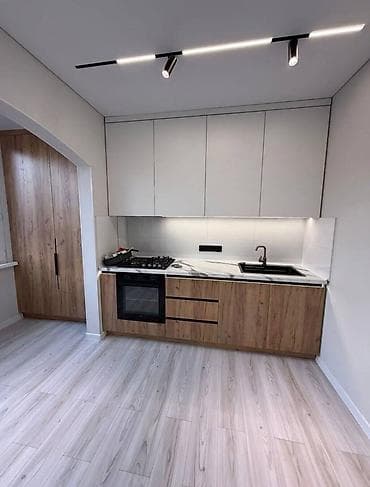 sky: 2 комнаты, 67 м², Кызыл Аскер 106 серия улучшенная, 4 этаж, Евроремонт — 2