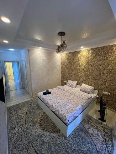 квартира суточные в бишкеке: 1 комната, Бронь, Круглосуточное заселение, Парковка — 10