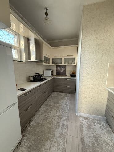 сдается квартира в районе аламедин 1: 3 комнаты, 78 м², 106 серия, 4 этаж, Евроремонт — 10