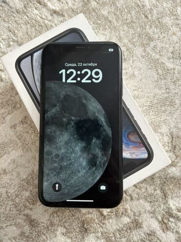 айфон чысы: IPhone Xr, 256 ГБ, Кара, Каптама, Куту, 75 % — 1