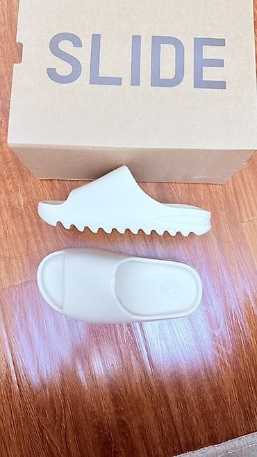 Босоножки, сандалии, шлепанцы: Adidas Yeezy Slide “Desert Sand” размер не подошел совершенно новые — 2