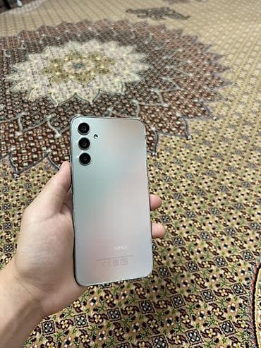 андроид 12 3: Samsung Galaxy A34, 128 ГБ, цвет - Серебристый, 2 SIM — 1