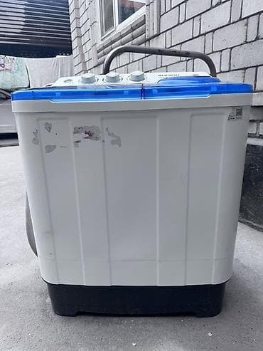 полноразмерные: Портативная полуавтоматическая стиральная машина SHIVAKI TE-45 - Два — 1