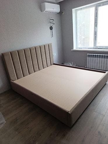 Двуспальная кровать, Новый, С мягким изголовьем, длина - 2000 см — 6