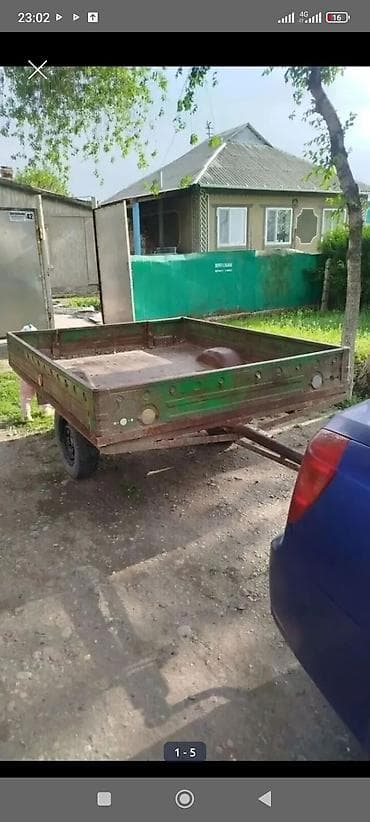 УАЗ: Одноосный прицеп с кузовом от УАЗ/ГАЗ (бортовой). Характеристики и — 5