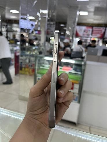 IPhone 15 Pro Max, 256 ГБ, цвет светлый (Titanium). На экране — 6