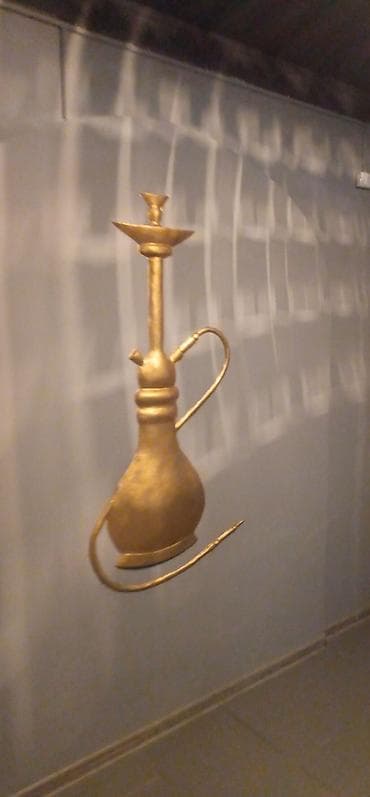 музыкальный инструмент: Гипсовые декоративные фигуры животных - Тигр лежащий на подставке — 10