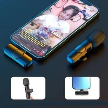 микрофоном: Беспроводной петличный микрофон для блогеров Apple и Android — 7
