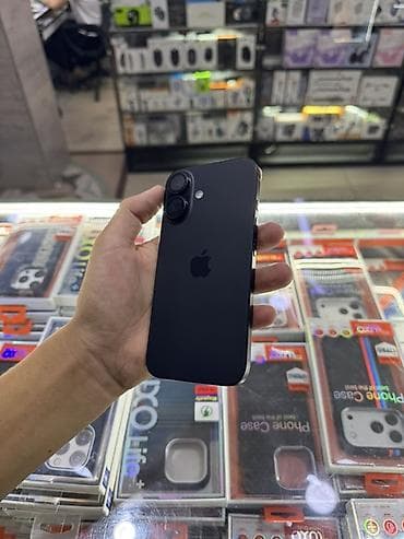 iphone 7 plus pro max: IPhone 16, Б/у, 128 ГБ, Midnight, Защитное стекло, Чехол, Коробка, 91 % — 3