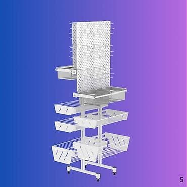 bambu lab a1: Стеллаж Дисплей торговый напольный, Дисплей перфорированный с — 5
