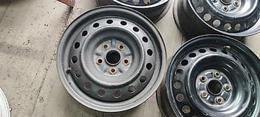 55 camry: Железные Диски R 16 Toyota, Комплект, отверстий - 5, Б/у — 3